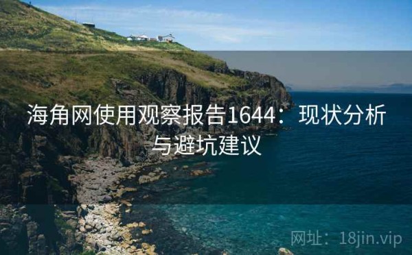 海角网使用观察报告1644：现状分析与避坑建议