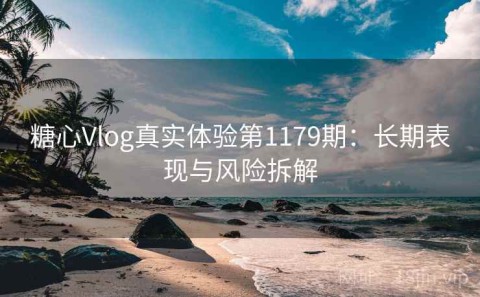 糖心Vlog真实体验第1179期：长期表现与风险拆解