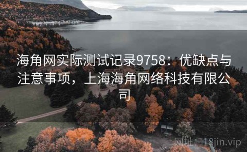 海角网实际测试记录9758：优缺点与注意事项，上海海角网络科技有限公司