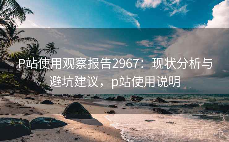P站使用观察报告2967：现状分析与避坑建议，p站使用说明