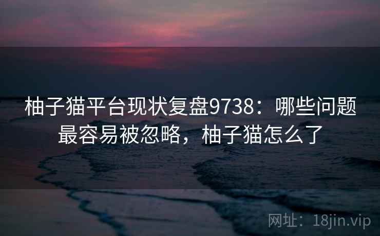柚子猫平台现状复盘9738：哪些问题最容易被忽略，柚子猫怎么了