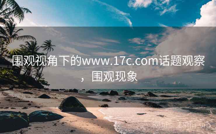 围观视角下的www.17c.com话题观察，围观现象